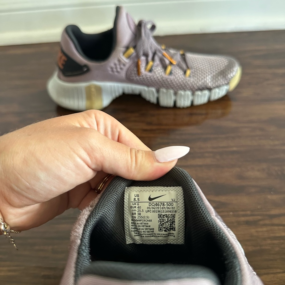 Nike Women's Athletic Shoes in Purple and Gold - Picture 2 of 5